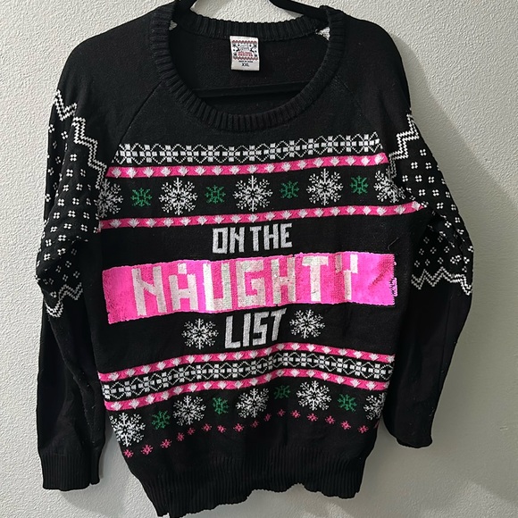 Naughty or Nice Christmas Sweater - Picture 1 of 5